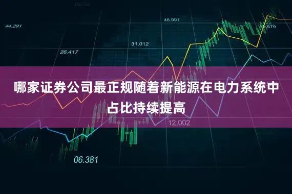 哪家证券公司最正规随着新能源在电力系统中占比持续提高
